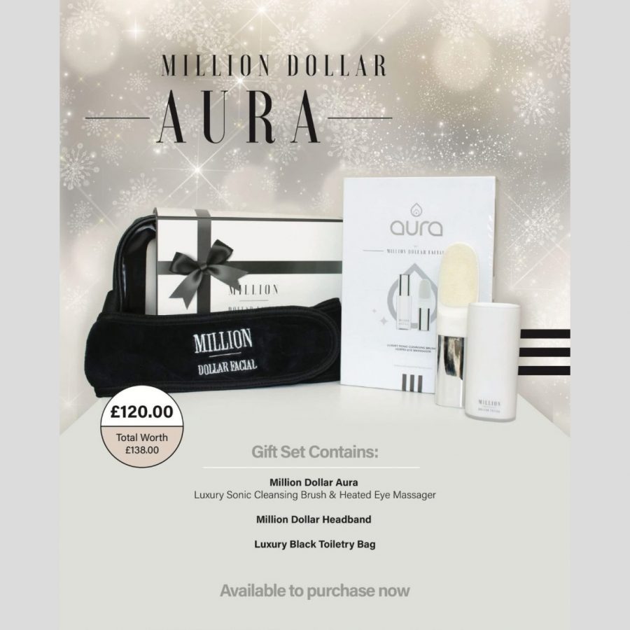 Christmas AURA Cleansing Device, Headband in a luxury bag