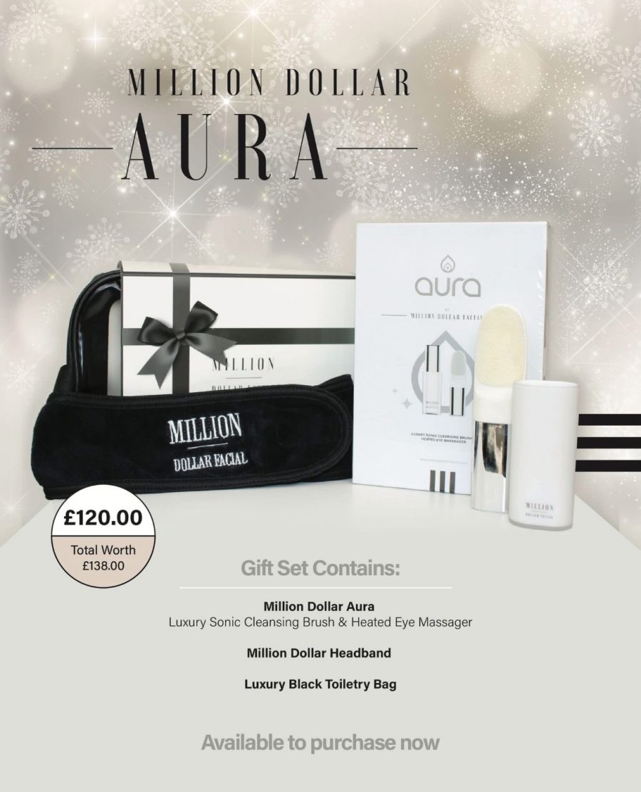 Christmas AURA Cleansing Device, Headband in a luxury bag